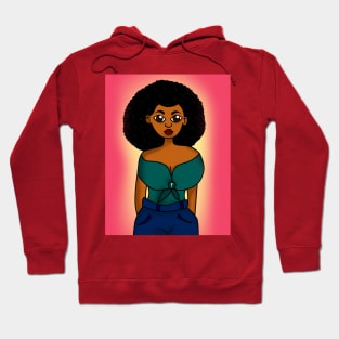 Black girl magic digital art Hoodie